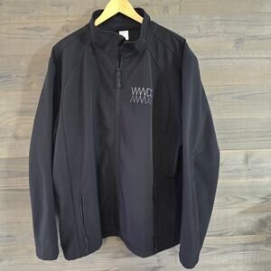 Apple WWDC 2013 Jacket 3XL Black Softshell WWDC13 MMXIII Developer Attendee